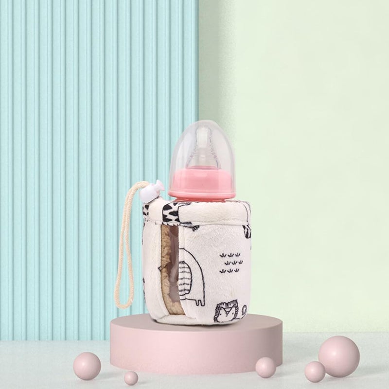 Eforcase 3PCS Portable Baby Bottle Warmer Insulation Cover, Baby Milk Bottle Cover Bottle Tote Bags Breastmilk Baby Bottle Bag Bottle Sleeve Bottle Cover for Car Travel - Image 4